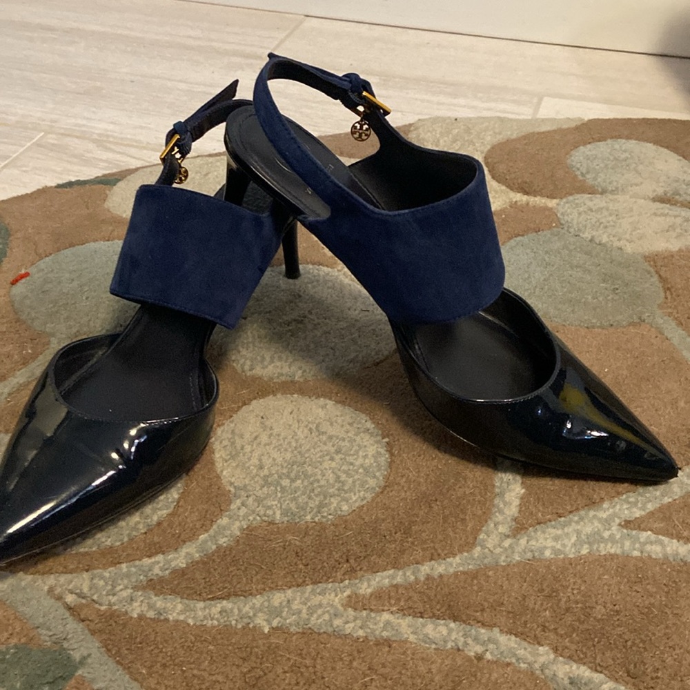 Tory Burch Sling Back - Blue